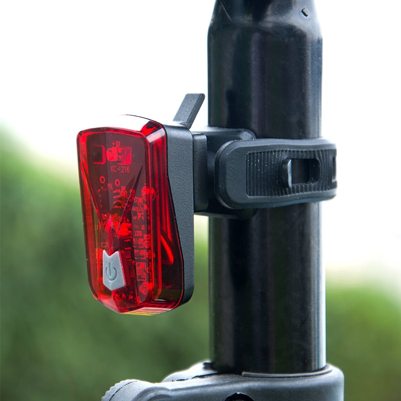 새로운 사이클링 라이트 라이딩 레드 LED 자전거 USB 충전 미등 자전거 라이트 야간 경고 액세서리